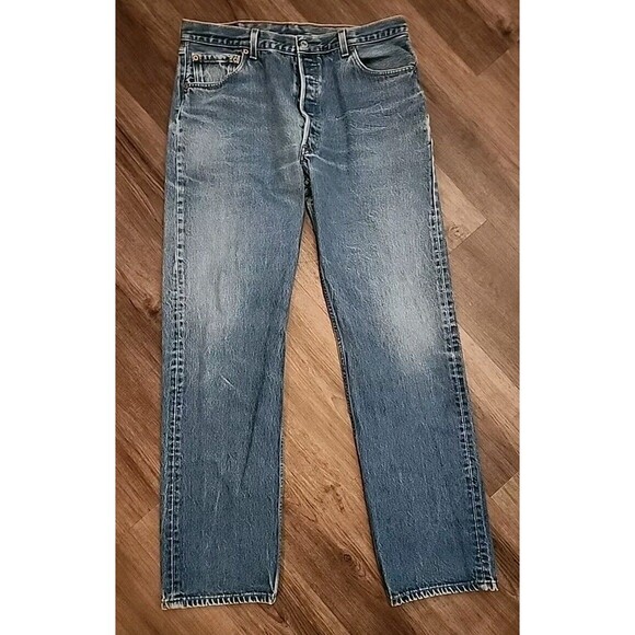 Levi's Other - Levi 501xx Vintage Mens 38x36 Jeans Straight Y2k Button Fly